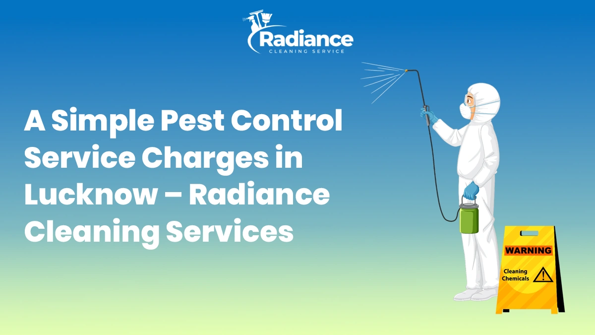 A Simple Pest Control Service Charges in Lucknow – Radiance Cleaning Services