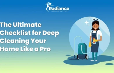 The Ultimate Checklist for Deep Cleaning Your House in Lucknow Like a Pro