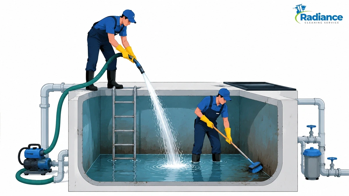 Underground Water Tank Cleaning in Unnao